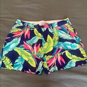 Caribbean Joe Women's Tropical Leaf Print Shorts